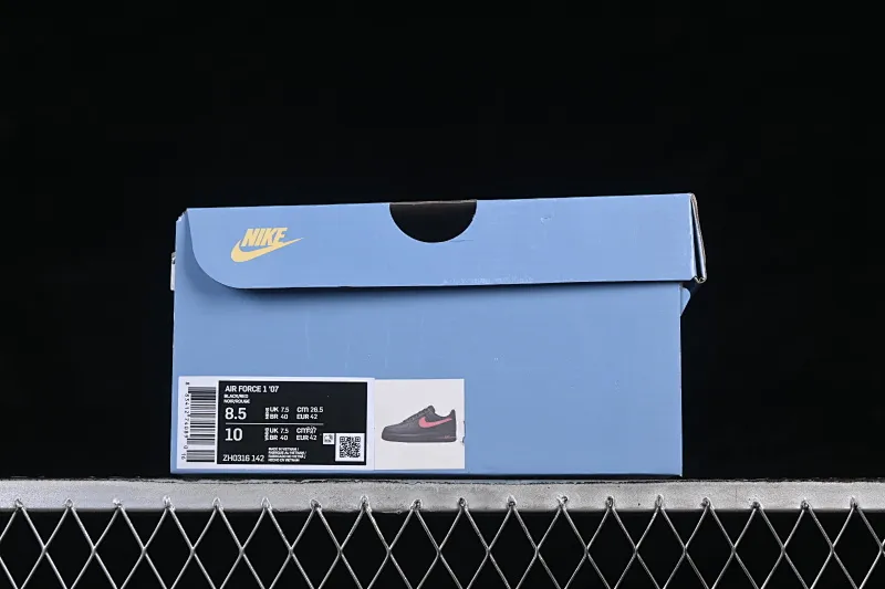 All categories Nk Air Force 1 Air Force series Nk Air Force 1 Low Air Force low-top Nike Air Force 1'07 Low black and red Air Force 1 low-top casual sneakers ZH0316-142